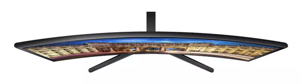 Монитор Samsung C24F396FH 24" Curved VA, FHD 1920x1080, 75Hz, HDMI, VGA, AMD FreeSync