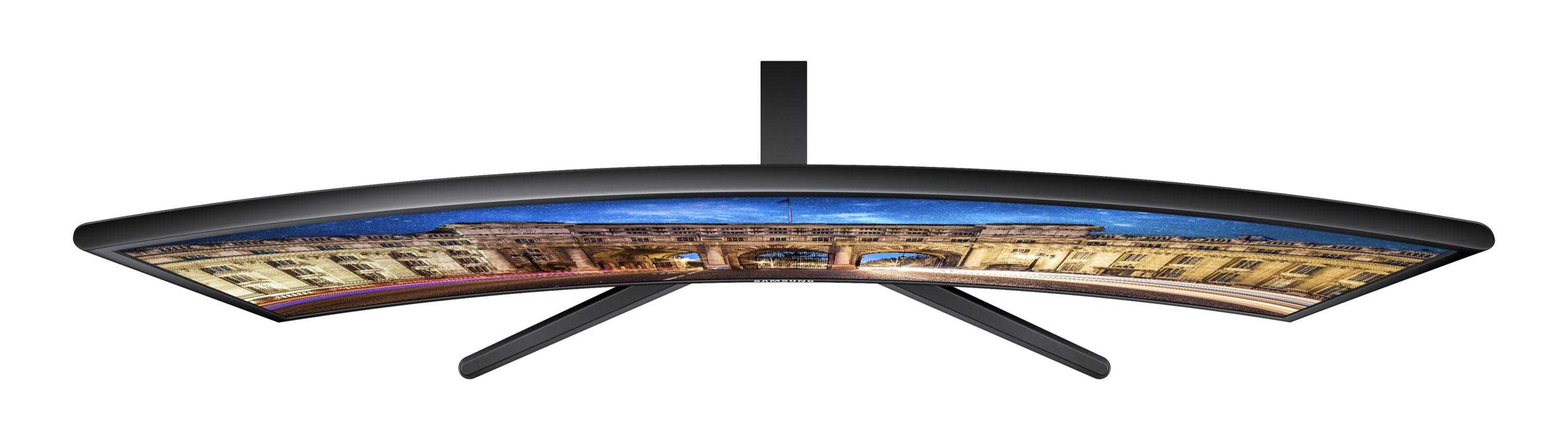 Монитор Samsung C24F396FH 24" Curved VA, FHD 1920x1080, 75Hz, HDMI, VGA, AMD FreeSync