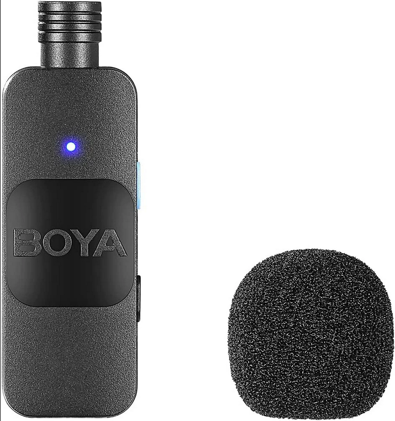 Système de microphone sans fil avec récepteur USB-C, BOYA BY-V10