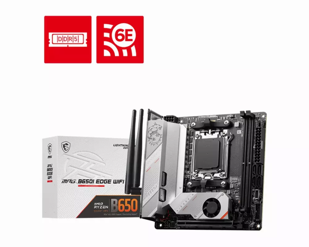 Дънна платка MSI MPG B650I EDGE WIFI AM5 ITX