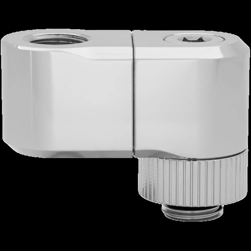 Фитинг EK-Quantum Torque Double Rotary Offset 28 - Nickel