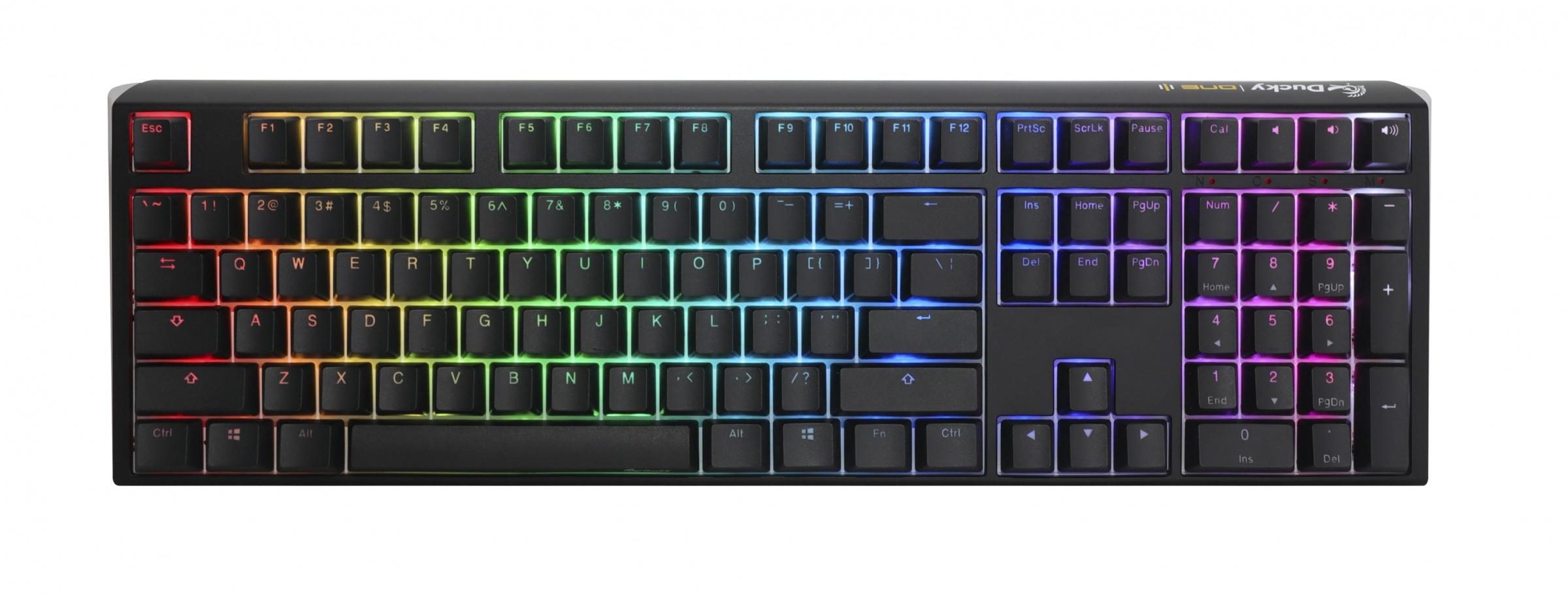 Геймърскa механична клавиатура Ducky One 3 Classic Full Size Hotswap Cherry MX Silent Red RGB PBT Keycaps