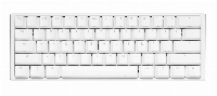Геймърска механична клавиатура Ducky One 3 Pure White Mini 60% Hotswap Cherry MX Brown RGB PBT Keycaps