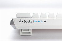 Геймърска механична клавиатура Ducky One 3 Pure White Mini 60% Hotswap Cherry MX Brown RGB PBT Keycaps