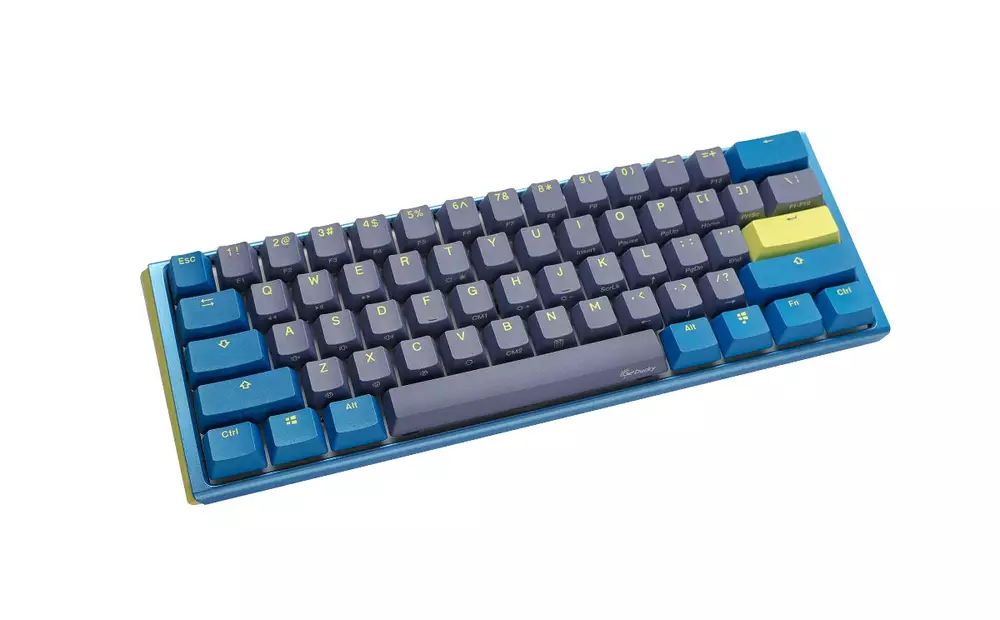Геймърска механична клавиатура Ducky One 3 DayBreak 60% Hotswap Cherry MX Silver RGB PBT Keycaps