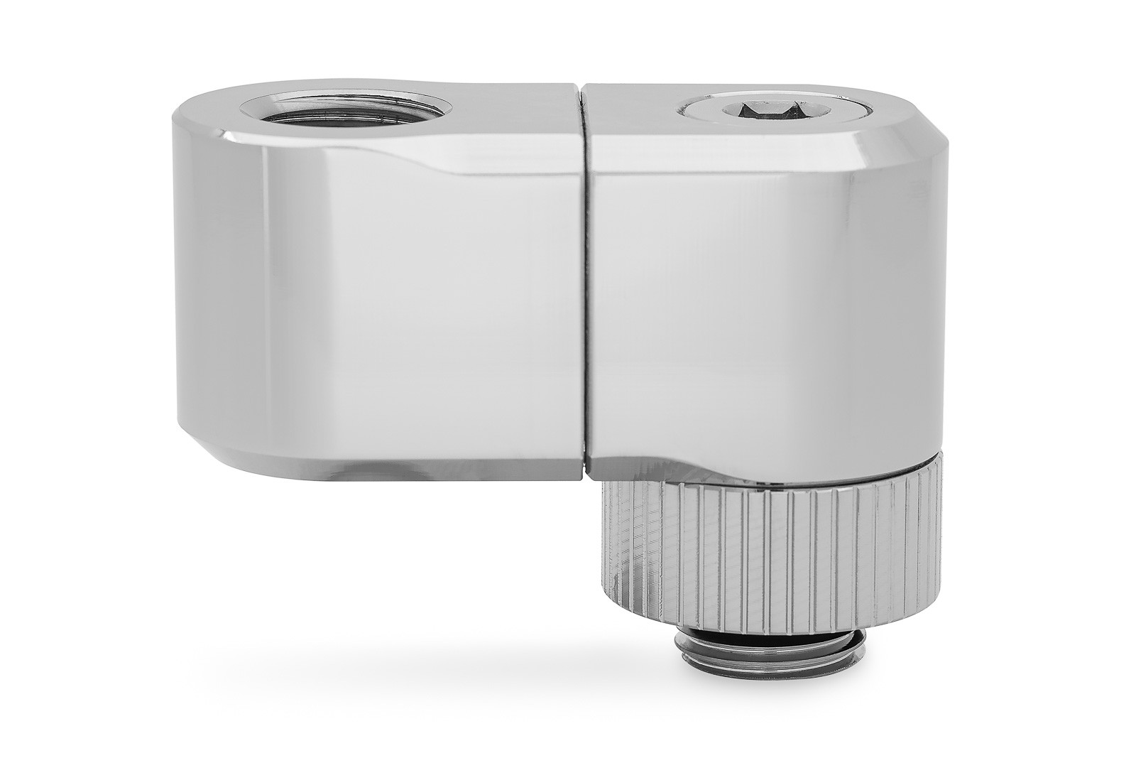 Фитинг EK-Quantum Torque Double Rotary Offset 28 - Nickel