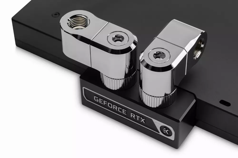 Фитинг EK-Quantum Torque Double Rotary Offset 28 - Nickel