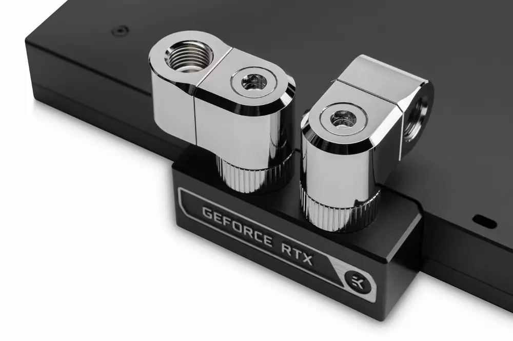 Фитинг EK-Quantum Torque Double Rotary Offset 21 - Nickel