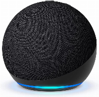 Преносима смарт тонколона Amazon Echo Dot 5, Гласов асистент, Alexa, Черен
