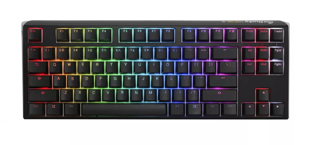 Геймърскa механична клавиатура Ducky One 3 Classic TKL Hotswap Cherry MX Silver RGB PBT Keycaps