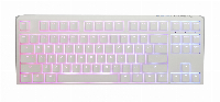 Геймърскa механична клавиатура Ducky One 3 Pure White TKL Hotswap Cherry MX Clear RGB PBT Keycaps