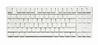 Геймърскa механична клавиатура Ducky One 3 Pure White TKL Hotswap Cherry MX Clear RGB PBT Keycaps