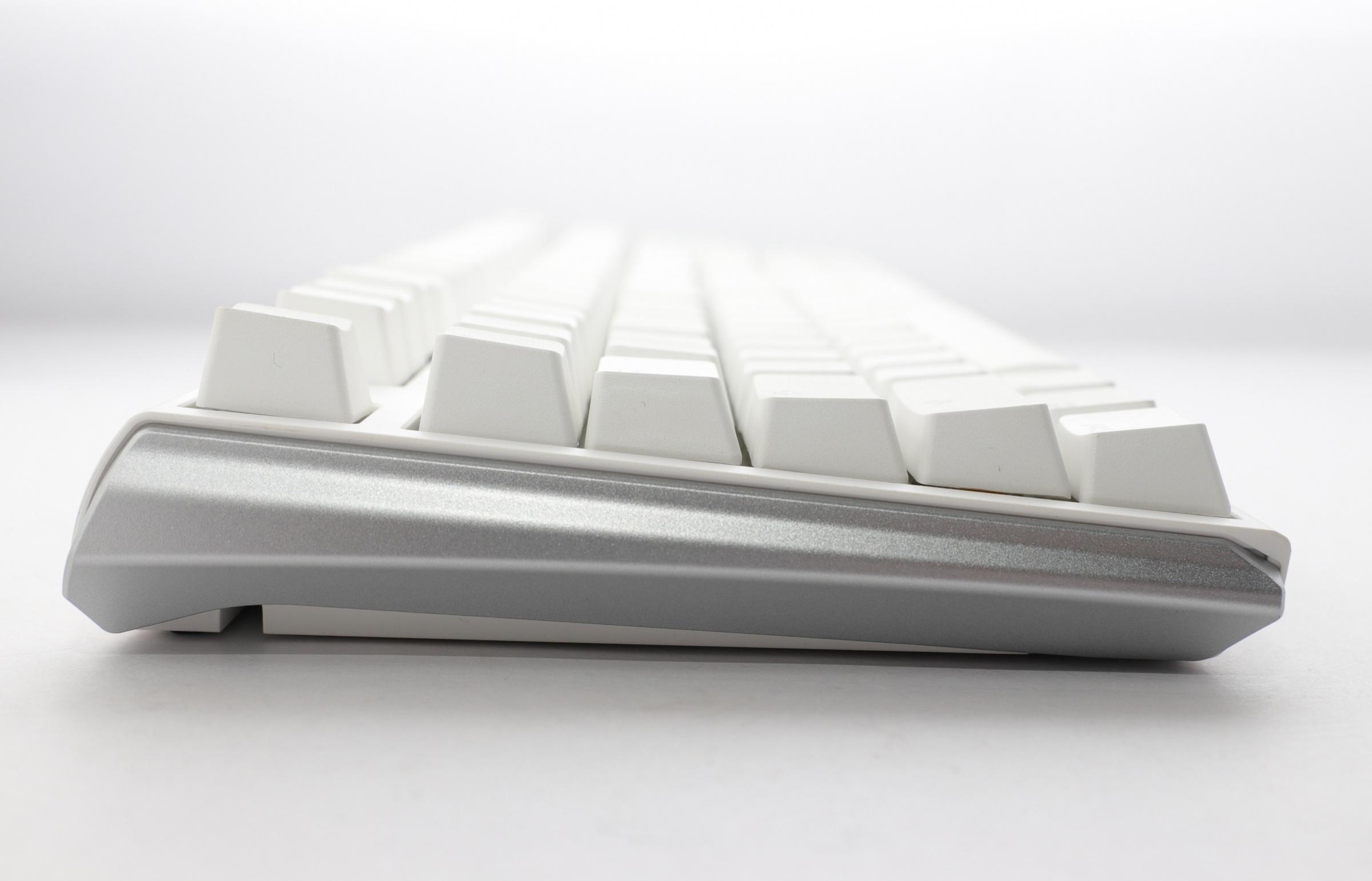 Teclado mecánico para juegos Ducky One 3 Pure White TKL Hotswap Cherry MX Clear RGB PBT Keycaps