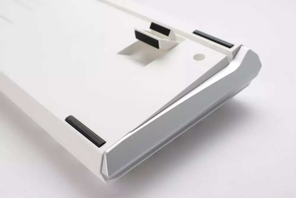 Teclado mecánico para juegos Ducky One 3 Pure White TKL Hotswap Cherry MX Clear RGB PBT Keycaps