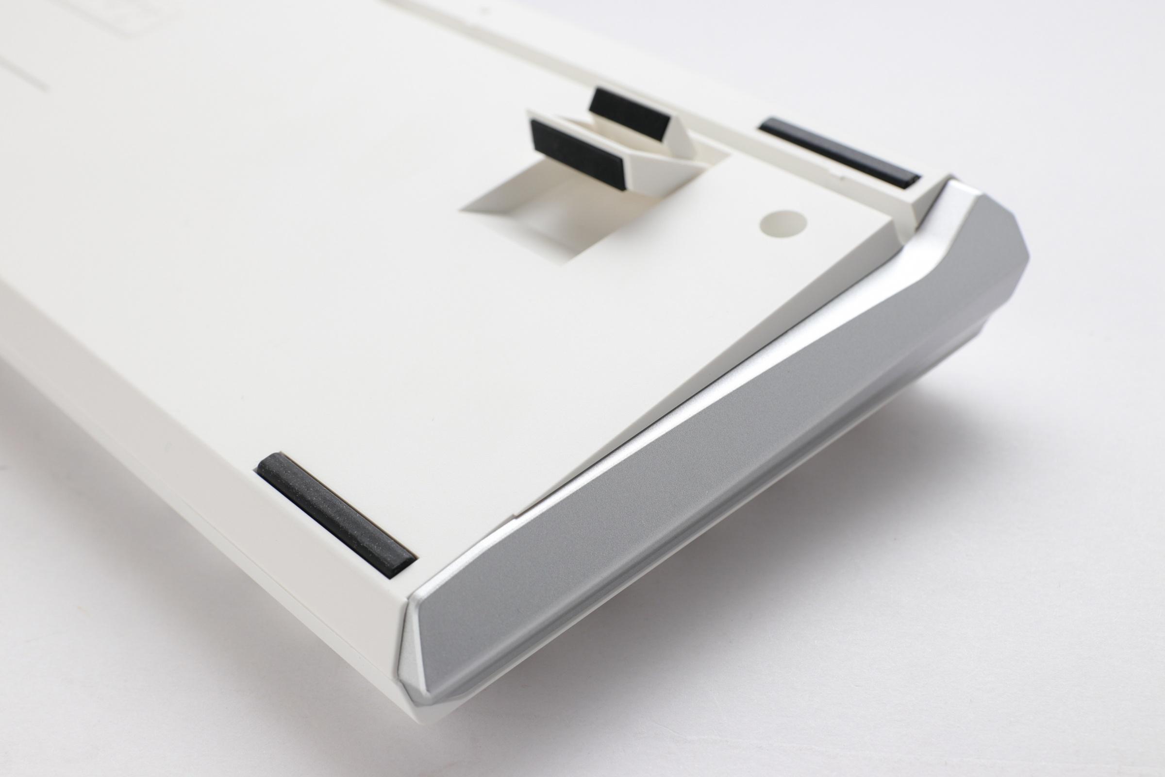 Teclado mecánico para juegos Ducky One 3 Pure White TKL Hotswap Cherry MX Clear RGB PBT Keycaps