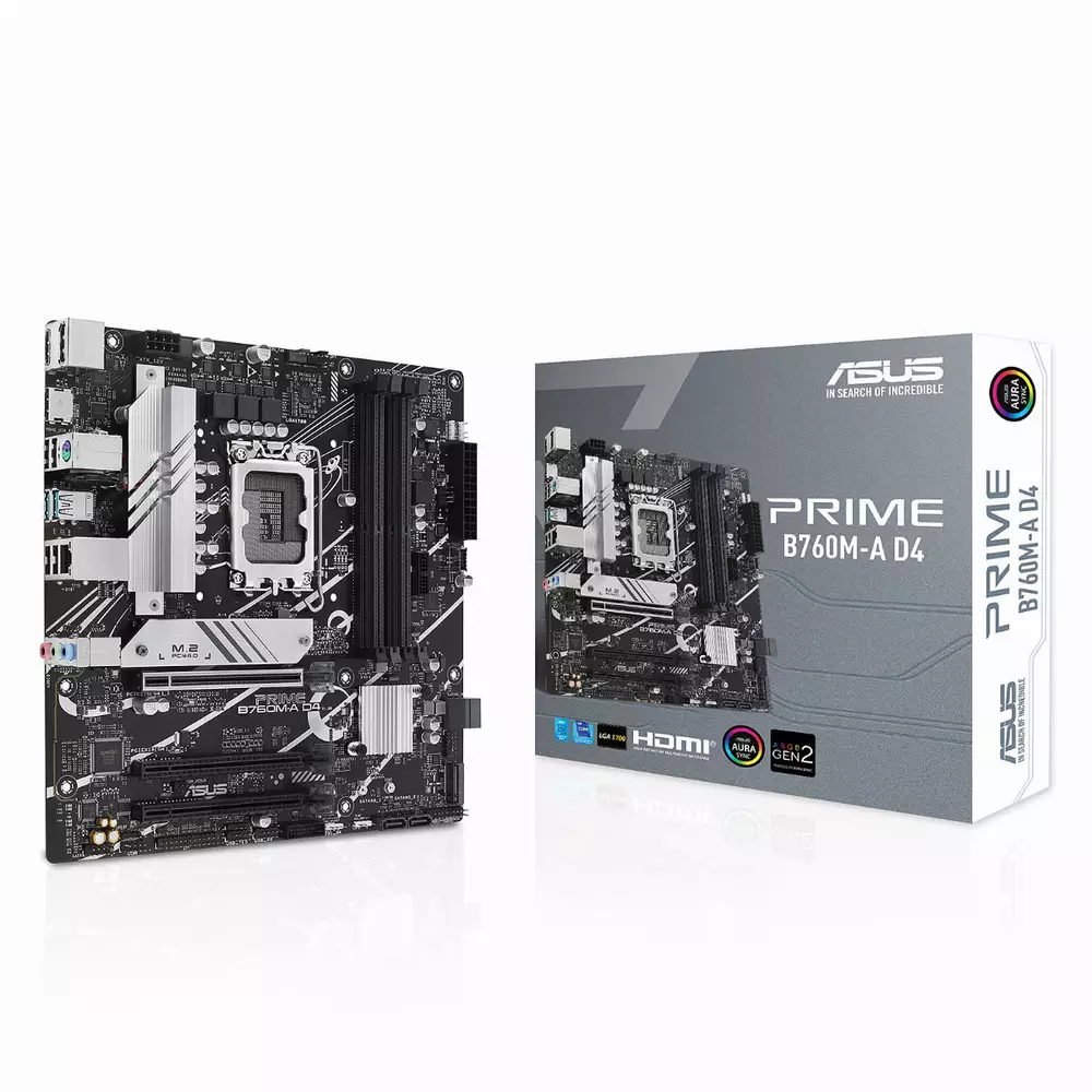 Дънна платка ASUS PRIME B760M-A D4 LGA1700 DDR4