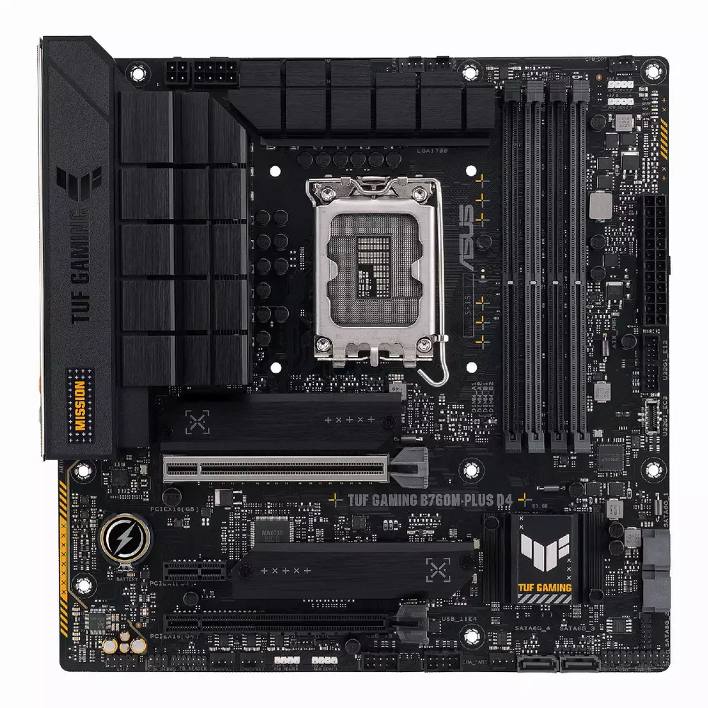 Дънна платка ASUS TUF GAMING B760M-PLUS D4 LGA1700 DDR4
