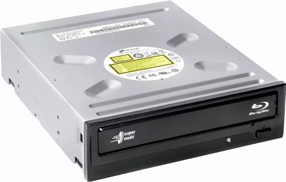 Записващо устройство Blue-Ray Hitachi-LG BH16NS55, За вграждане в компютър, SATA, Черен, BULK
