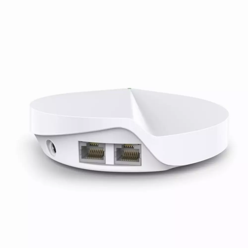 Безжичен рутер TP-Link Deco M5, AC1300, 2.4/5 GHz, 400 - 867 Mbps, Gigabit, (2-pack)