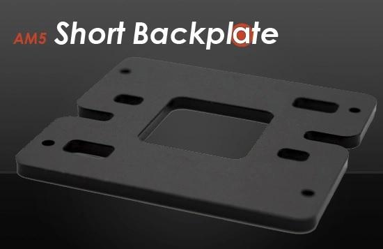 Монтажна рамка Thermal Grizzly AM5 Short Backplate TG-SB-R7000-R, Алуминий, Черен