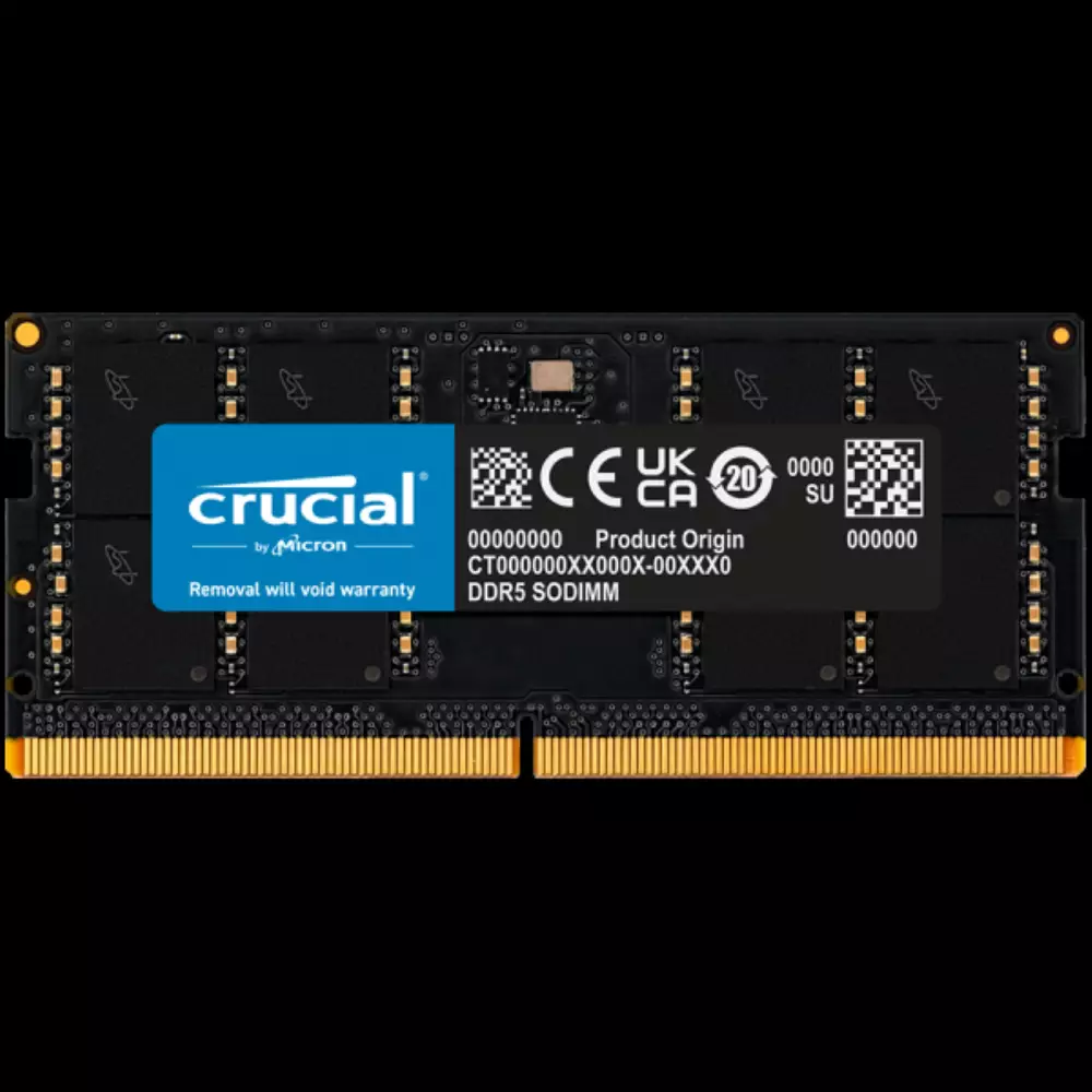 Памет Crucial 32GB DDR5 4800MHz SODIMM CL40 - CT32G48C40S5