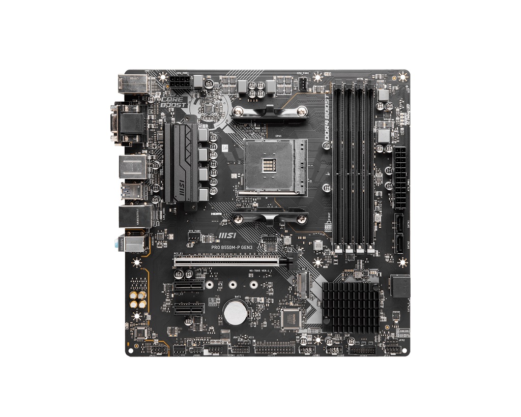 Дънна платка MSI PRO B550M-P
