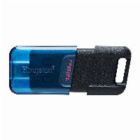 USB памет KINGSTON DataTraveler 80M, 128GB, USB-C 3.2 Gen 1, Черен/Син