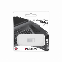 USB памет KINGSTON DataTraveler Micro, 256GB, USB-A 3.2 Gen 1, Сребрист