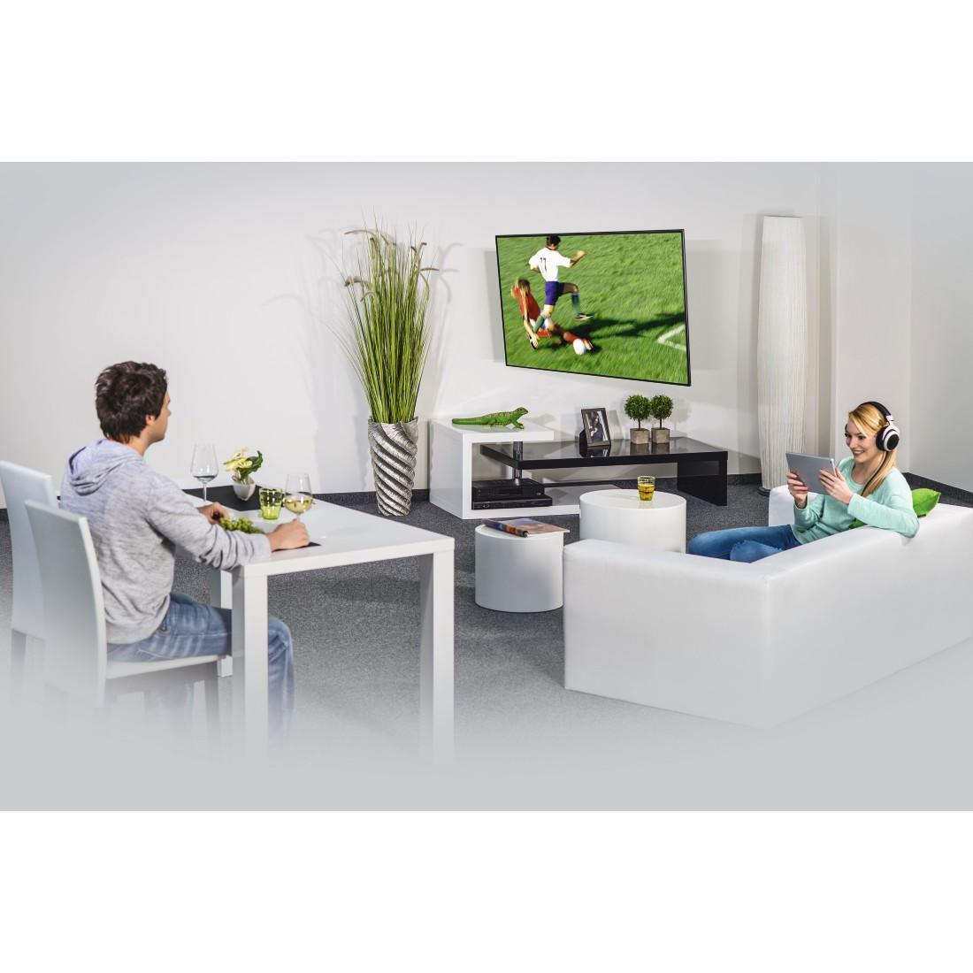 Метална стойка за TV Hama FULLMOTION, 1 звезда, 200x200, 122 см (48"), 2 рамена