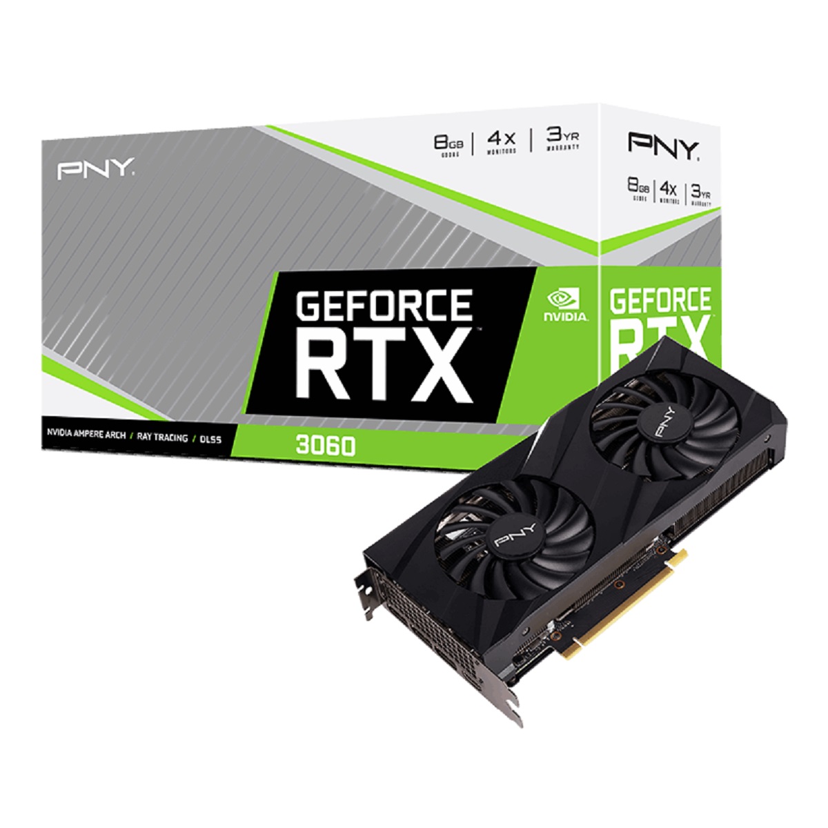 Κάρτα γραφικών PNY GeForce RTX 3060 VERTO Dual Fan 8GB GDDR6