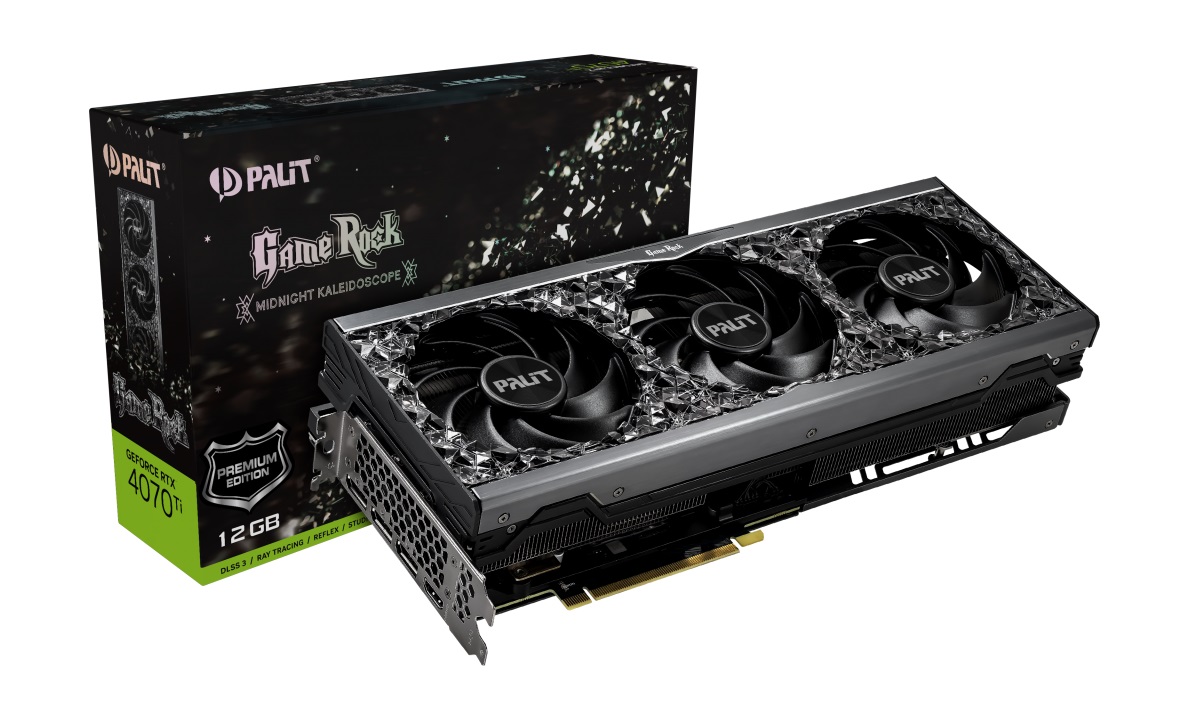 Видео карта Palit GeForce RTX 4070 Ti GameRock Premium 12GB