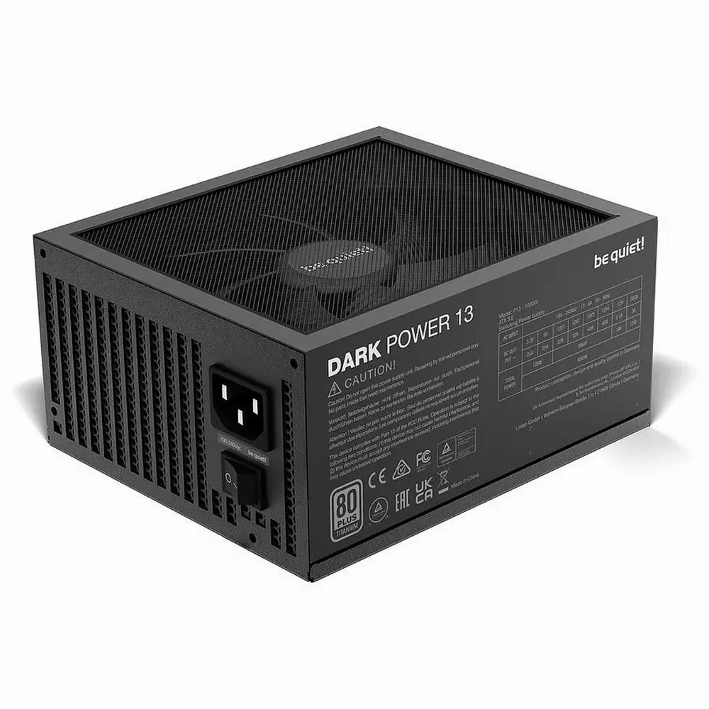 Захранване Be Quiet! DARK POWER 13 850W 80 Plus Titanium ATX 3.0 PCIe Gen 5 PSU - BN334