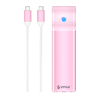 Orico външна кутия за диск Storage - Case - M.2 NVMe M/B key 10 Gbps Pink - PWM2-G2