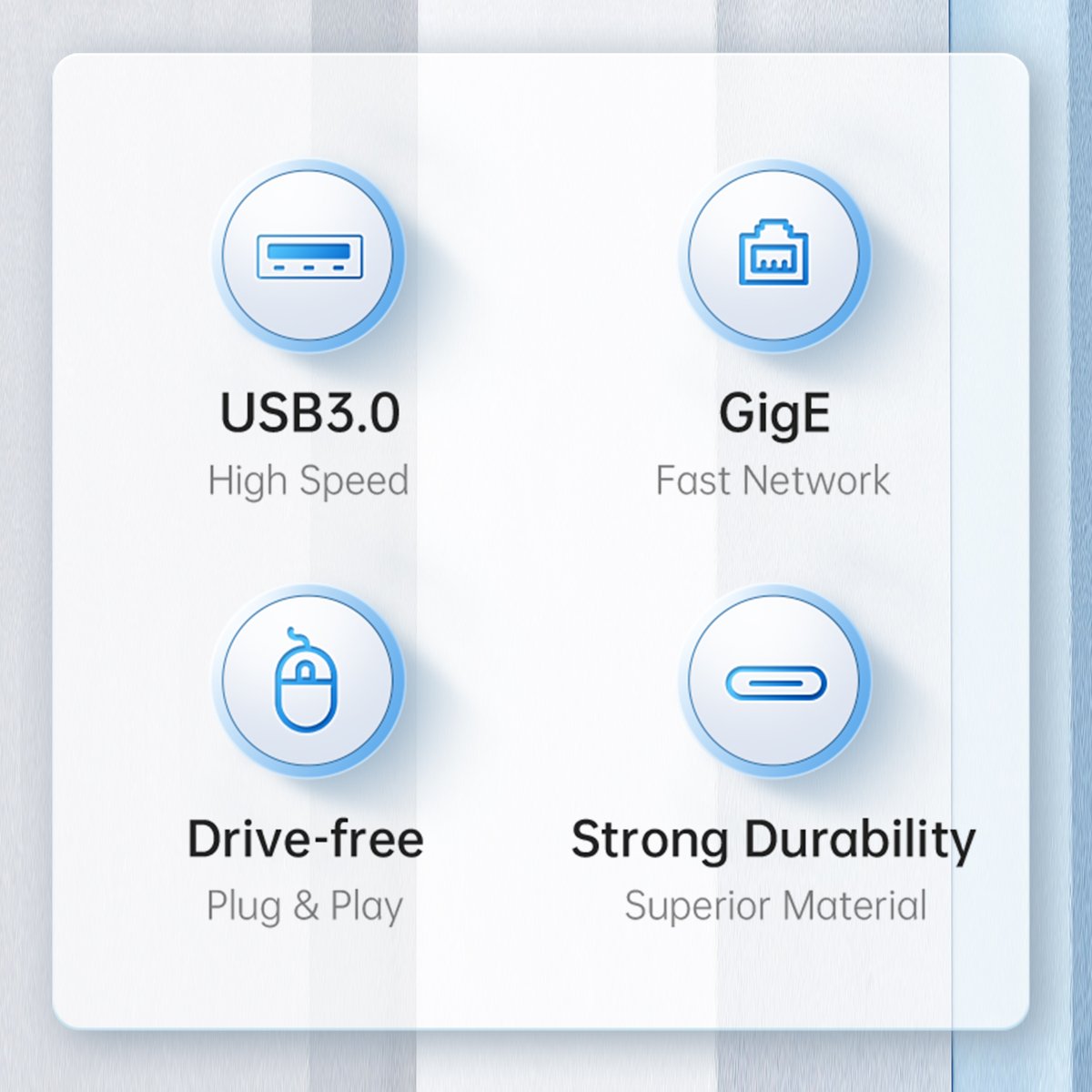 Orico хъб HUB USB3.1 3 port + LAN 1000M - PW3UR-C3-015-BK