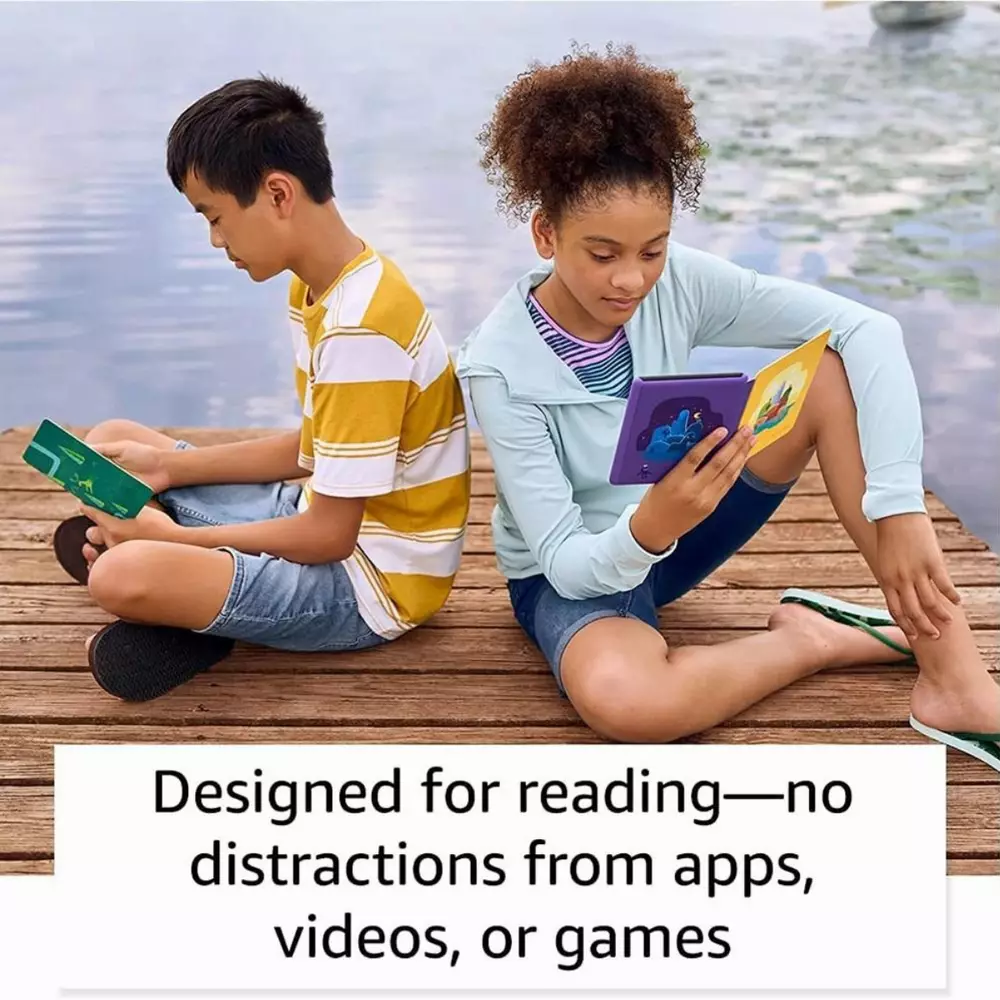 eBook четец Kindle Paperwhite Kids 6.8", 8GB, 2021, 11 генерация, IPX8, Зелен