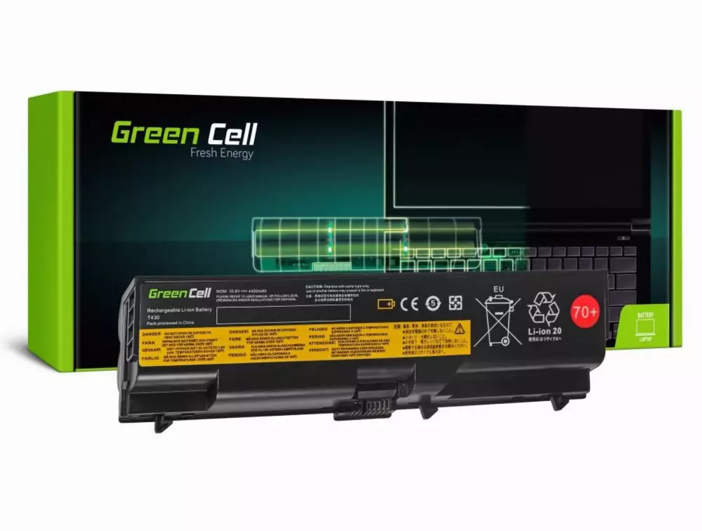 Батерия за лаптоп IBM Lenovo ThinkPad L430 L530 T430 T530 W530 42T4790 10.8V 4400mAh GREEN CELL