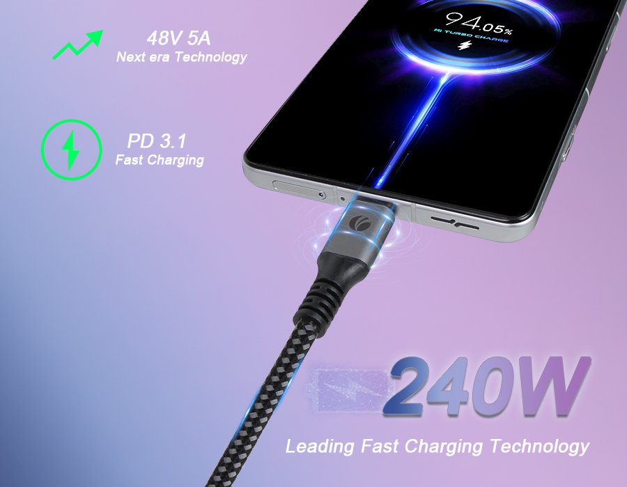 VCom USB4.0 Type-C/Type-C 40Gbps, 240W - CU541M-1.2m
