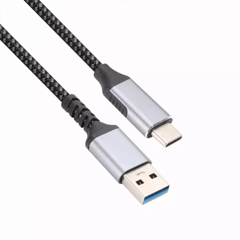 VCom Kabel USB 3.2 Gen2 Type-C / USB AM, 10Gbps, Schwarz - CU401M-1m