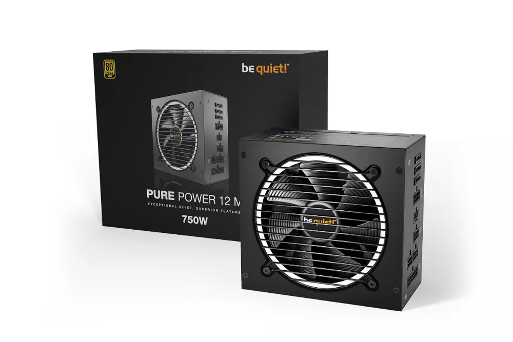 Захранване Be Quiet! PURE POWER 12 M 750W 80 Plus Gold, ATX 3.0, PCIe 5.0 - BN343