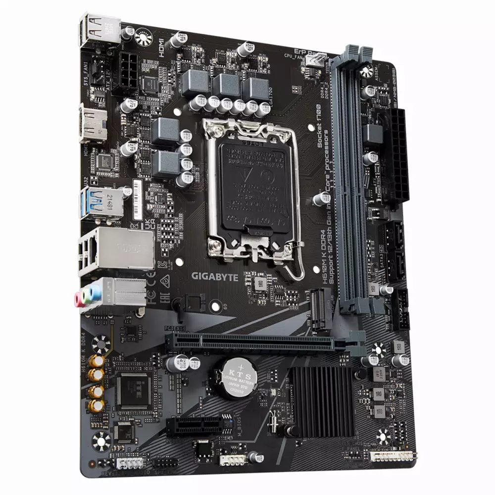 Дънна платка Gigabyte H610M-K LGA1700 DDR4 mATX