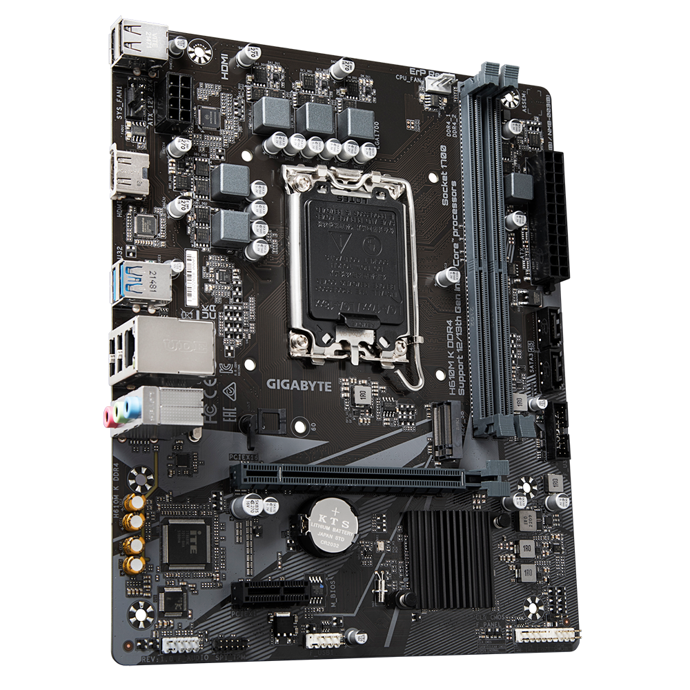 Дънна платка Gigabyte H610M-K LGA1700 DDR4 mATX