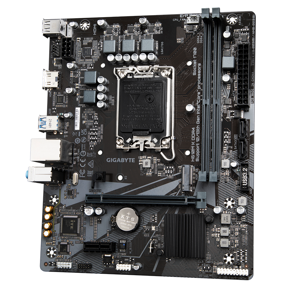 Дънна платка Gigabyte H610M-K LGA1700 DDR4 mATX
