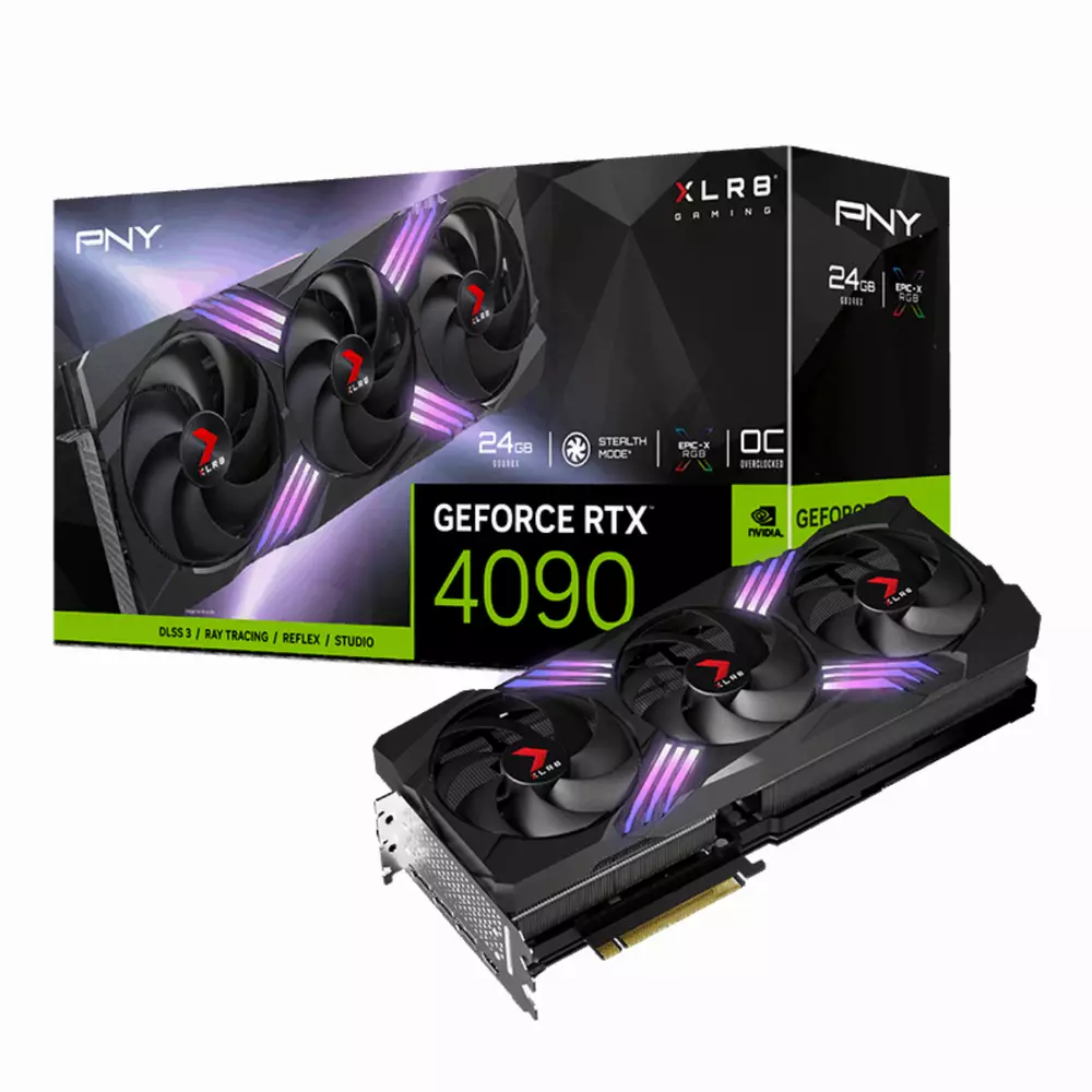 Видео карта PNY GeForce RTX 4090 GAMING VERTO EPIC-X RGB OC 24GB GDDR6X