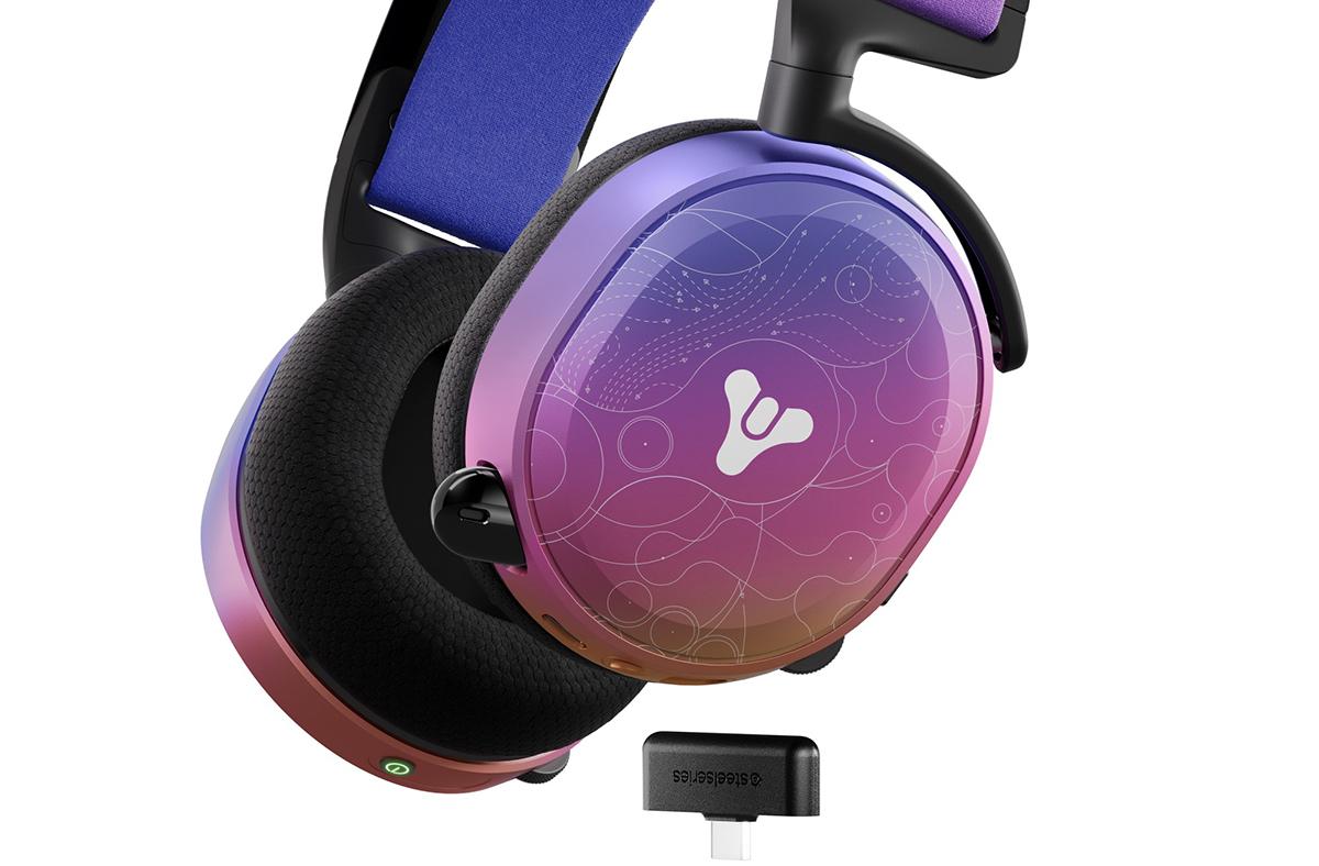 Геймърски слушалки SteelSeries, Arctis 7+ Destiny 2 Edition, Микрофон
