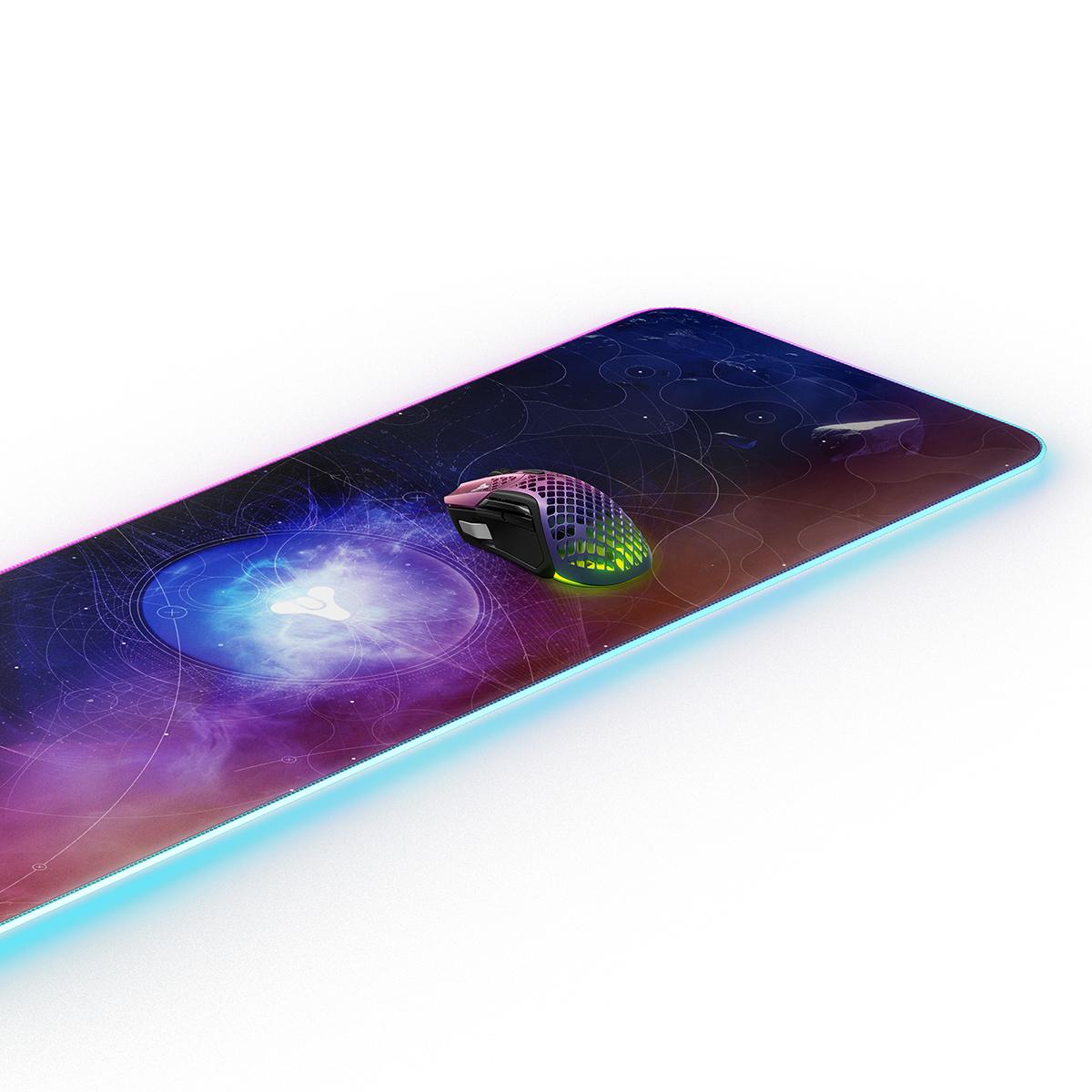 Геймърски пад SteelSeries QcK Prism Cloth Destiny 2 Lightfall - XXL RGB