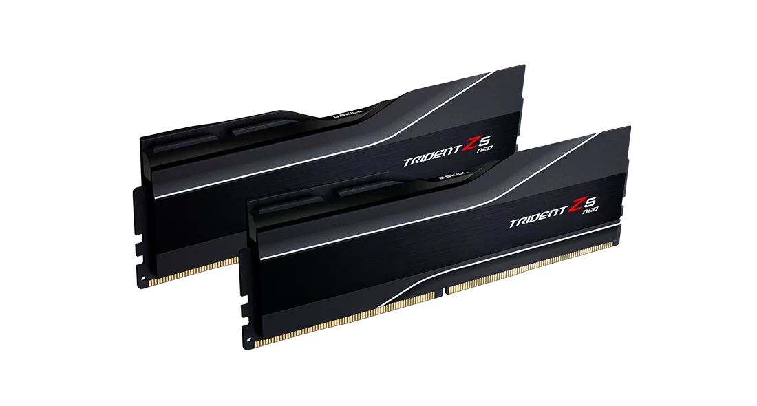 Μνήμη G.SKILL Trident Z5 Neo Black 64GB (2x32GB) DDR5 6000MHz CL32 - F5-6000J3238G32GX2-TZ5N