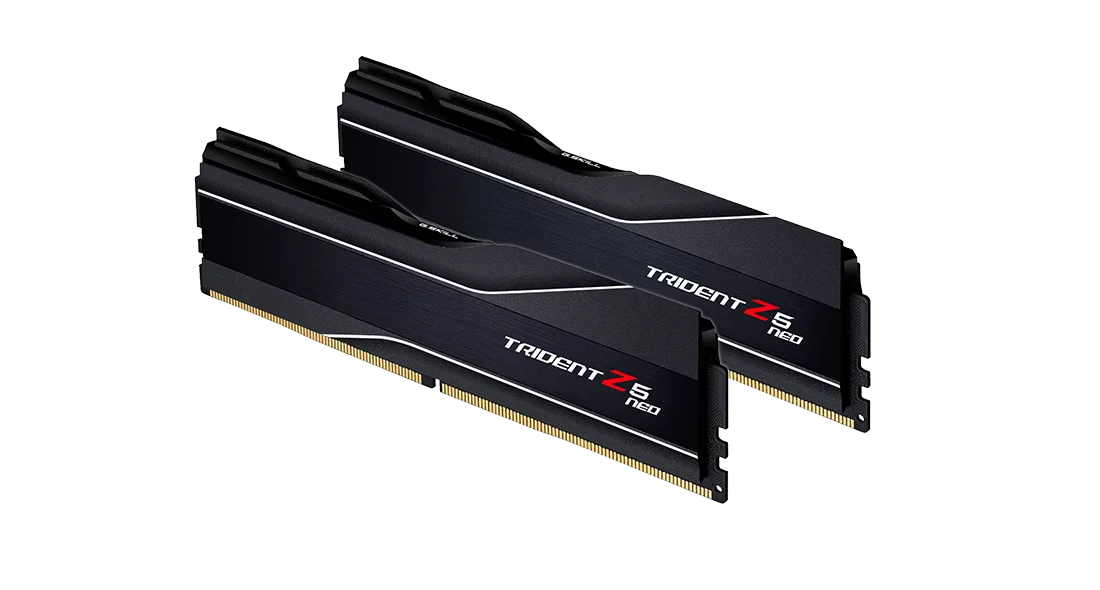 Μνήμη G.SKILL Trident Z5 Neo Black 64GB (2x32GB) DDR5 6000MHz CL32 - F5-6000J3238G32GX2-TZ5N