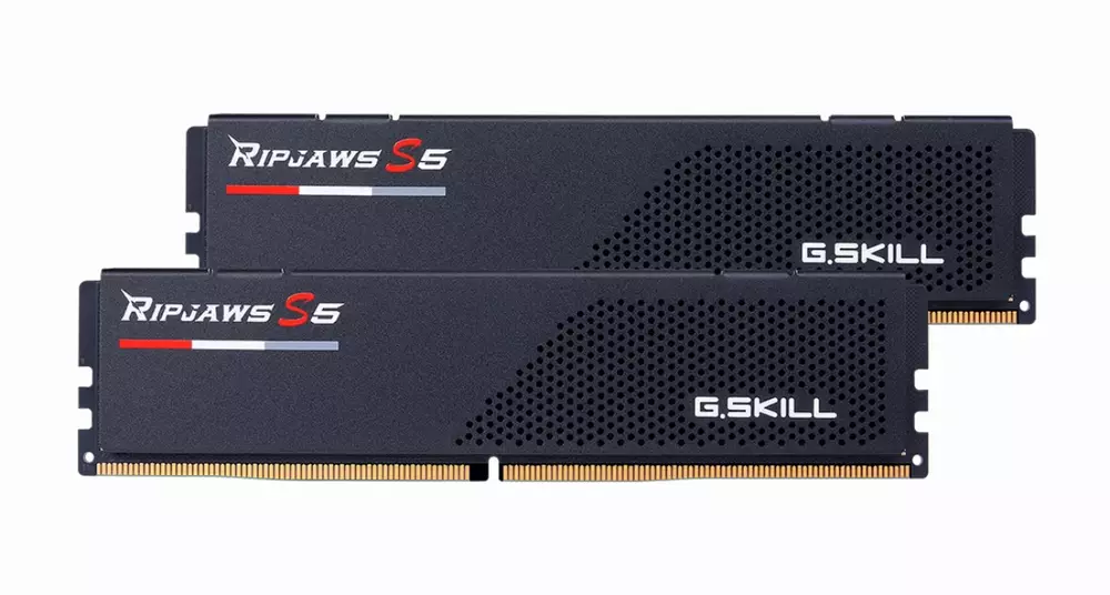 Памет G.SKILL Ripjaws S5 Black 64GB (2x32GB) DDR5 5200MHz CL36 - F5-5200J3636D32GX2-RS5K