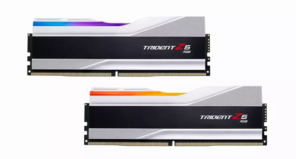 Памет G.SKILL Trident Z5 RGB White 64GB (2x32GB) DDR5 6400MHz CL32 - F5-6400J3239G32GX2-TZ5RS