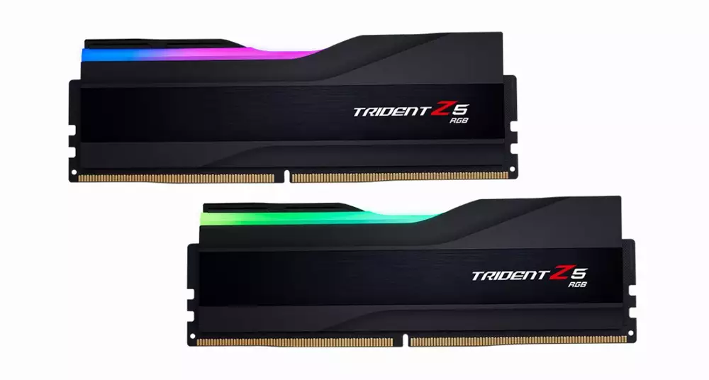 Памет G.SKILL Trident Z5 RGB Black 32GB (2x16GB) DDR5 6400MHz CL32 - F5-6400J3239G16GX2-TZ5RK